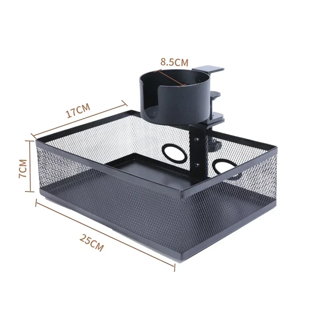 Drawer Organizer Peg - デスク下隠し収納ラック 360 ° 回転デスクトップソケットフックデスク下収納引き出し穴あけ不要