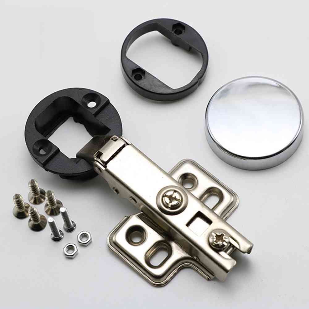Furniture And Hardware Supplies - 2個入りインテリアコネクター ハードウェア キャビネットヒンジクリップ ガラスドアヒンジ 家具用品 窓用アクセサリー