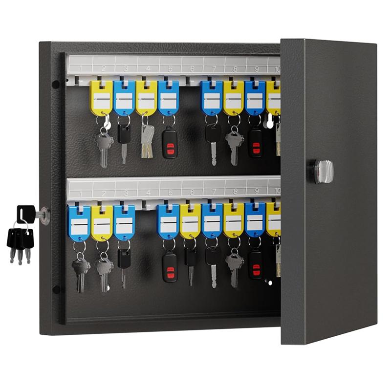 Cabinet Lock Key - Wehere-壁に取り付けられた鍵の金庫,機械式パスワードロック,鍵キャビネット,コンビネーションロック,48鍵のラベル,48鍵