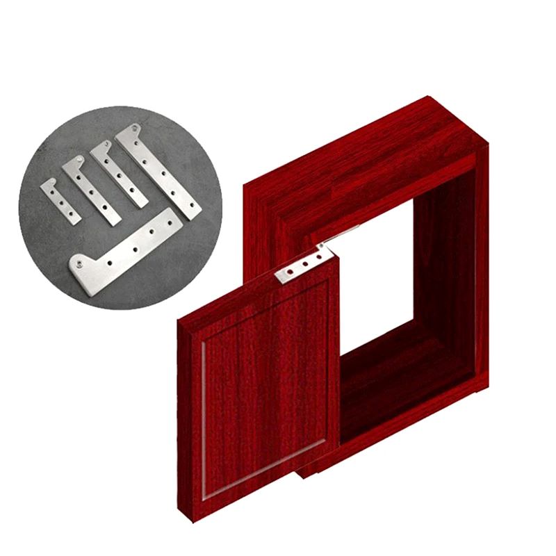 Furniture And Hardware Supplies - ステンレス鋼コネクタドアヒンジキッチンキャビネット家具用品隠しヒンジ窓アクセサリーホームハードウェア