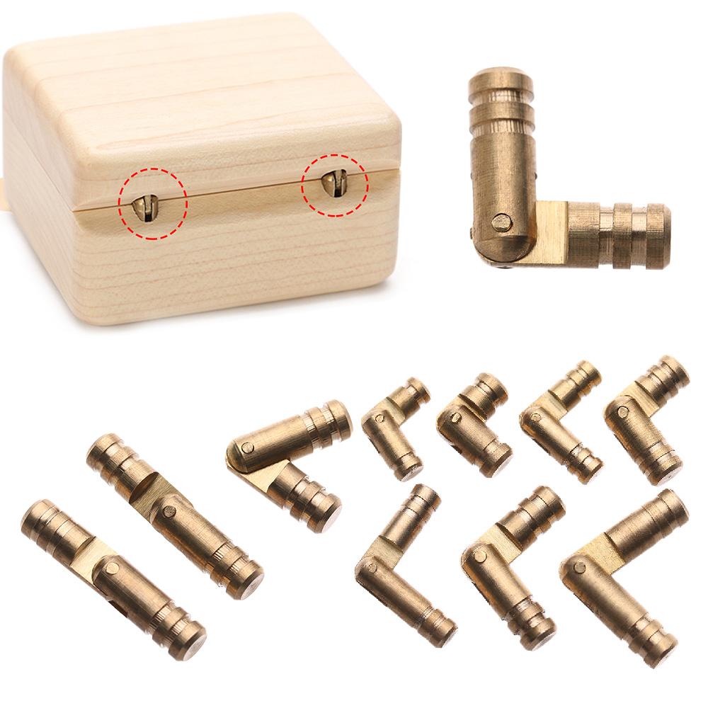 Furniture And Hardware Supplies - ミニコネクター 純銅製 隠しバレルヒンジ ジュエリーボックス用品 ワイン木製ケースヒンジ 家具金具