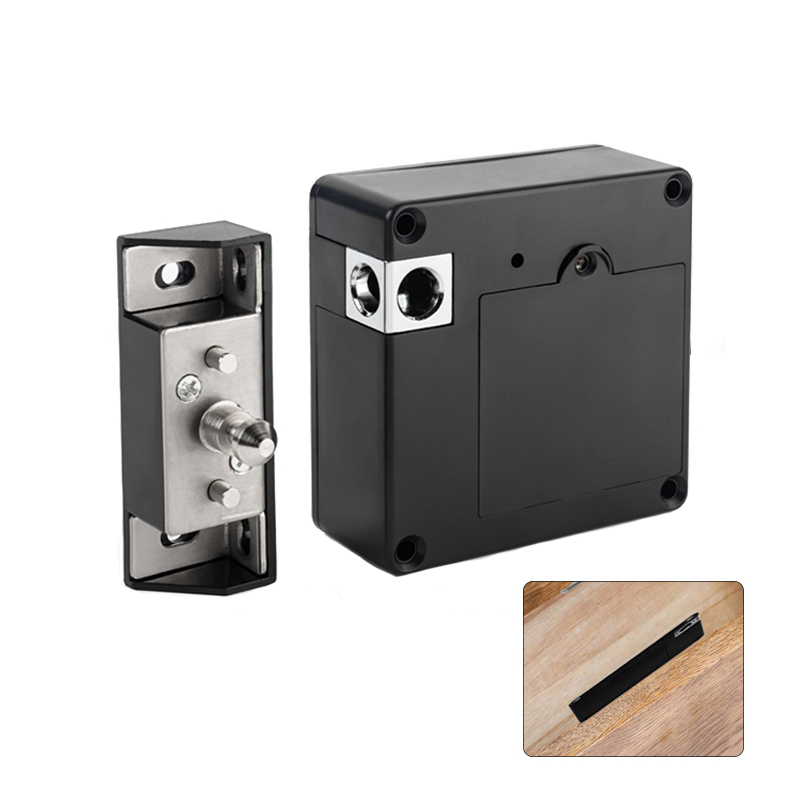 Cabinet Lock Key - スマート引き出し電子 RFID ドアロック隠し DIY 木製キャビネットドアロック 13.56MHz