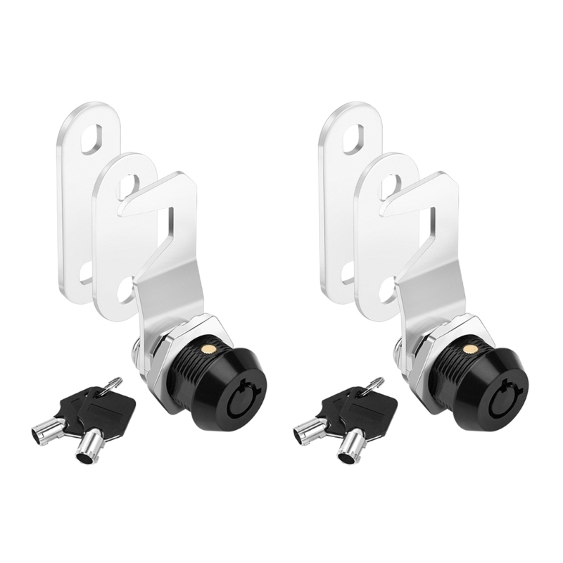 Cabinet Lock Key - 581E 2 個の高耐久チューブラー カム ロック 同様のキー付き高精度スチール