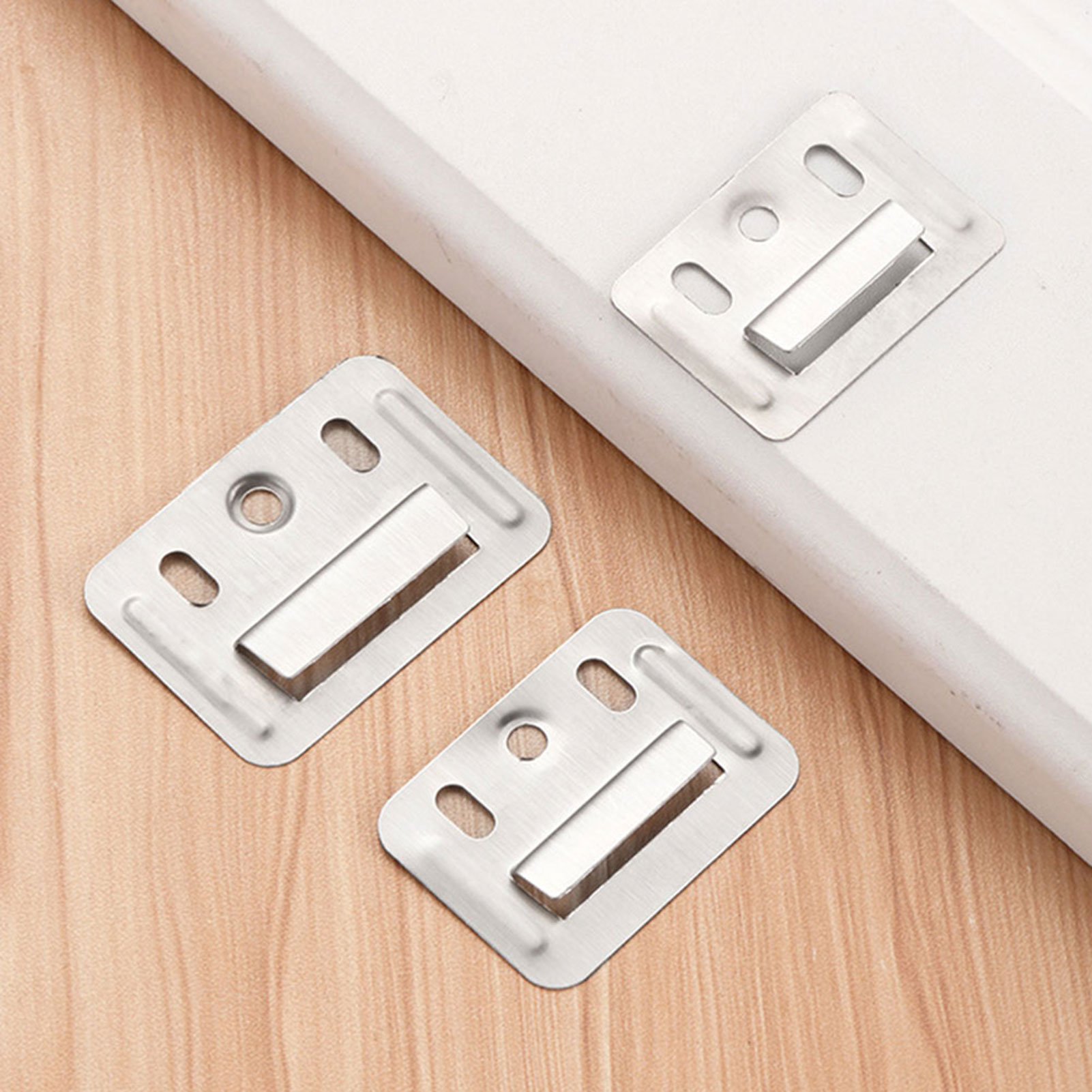 Furniture And Hardware Supplies - 100 個のステンレス鋼壁パネル取り付けクリップ高耐久ファスナー家具ハードウェア建築クラッディング用品