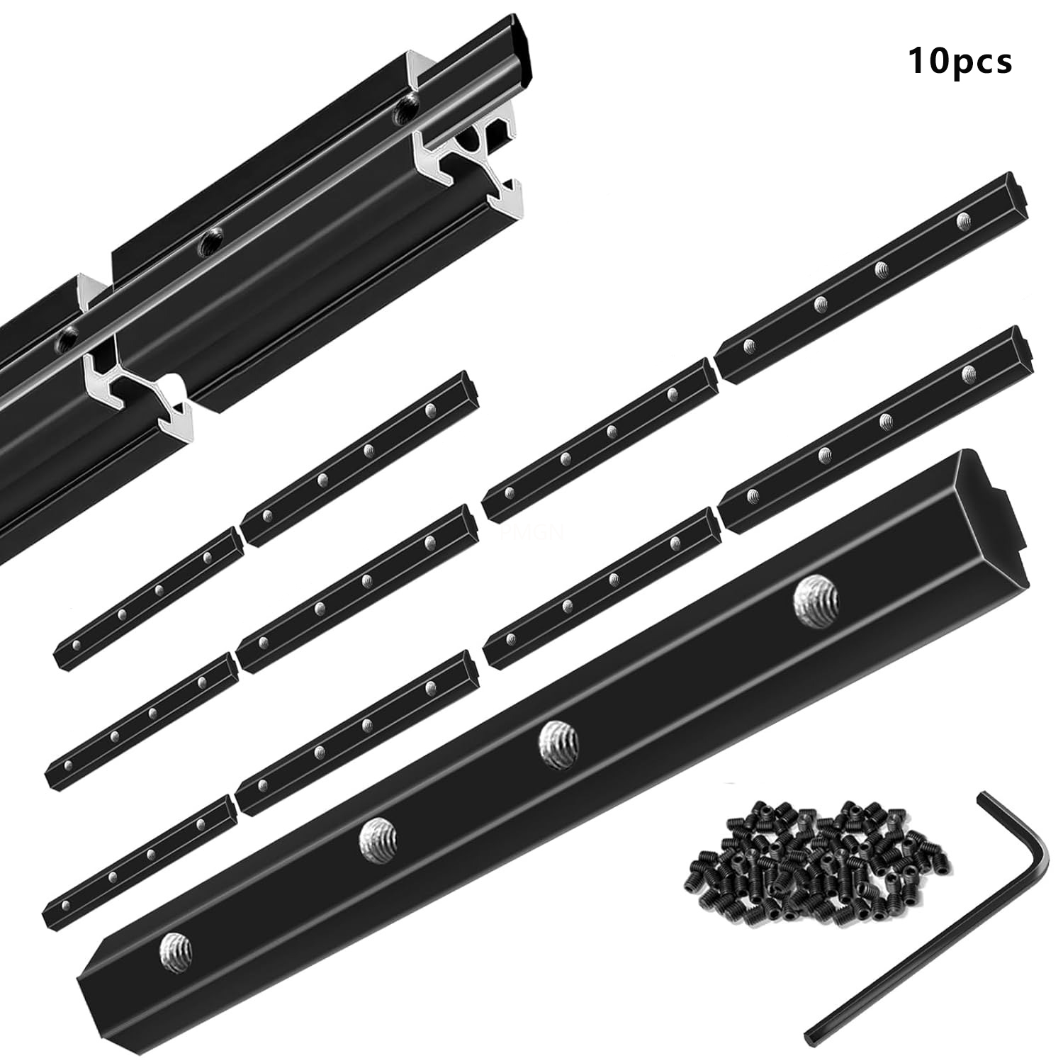 Joint Connector Bracket - 10 個 2020 ストレートコネクタコーナーブラケットジョイントプレート T スロットアクセサリー