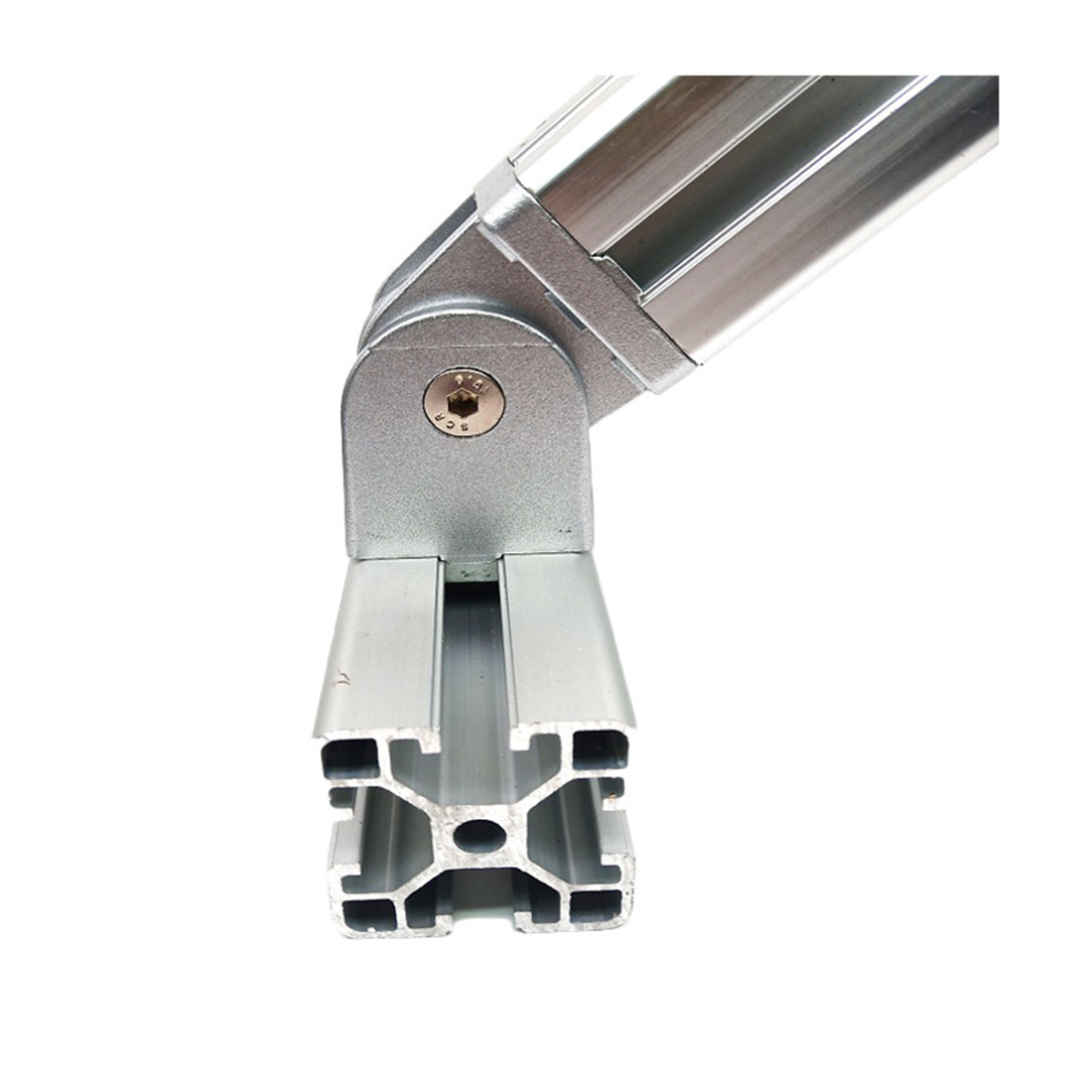 Joint Connector Bracket - 1pc 2020/3030/4040/4545 亜鉛合金リビングヒンジアルミプロファイル継手直角フレキシブルピボットジョイントコネクタ