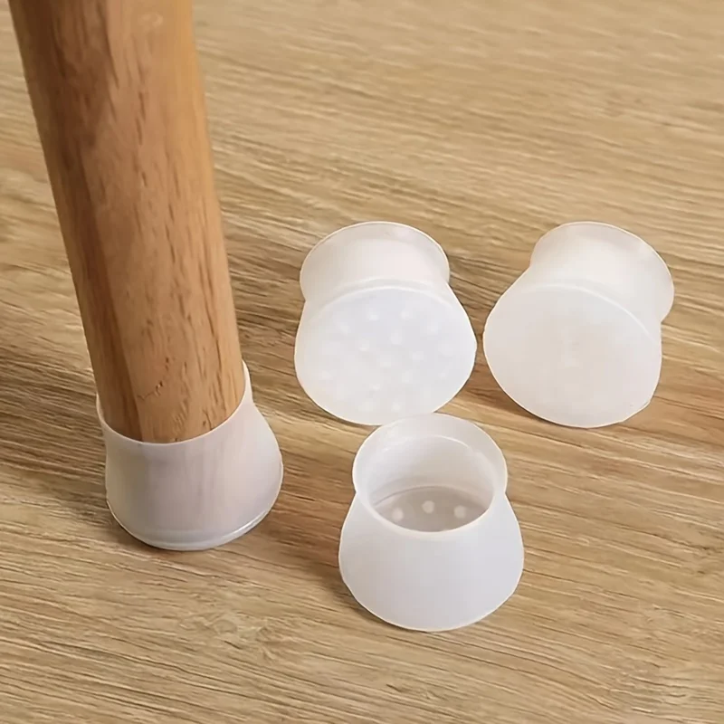 Furniture Foot Pad - 滑り止めシリコンレッグキャップ,家具レッグプロテクター,パッドカバー,1セットあたり20個