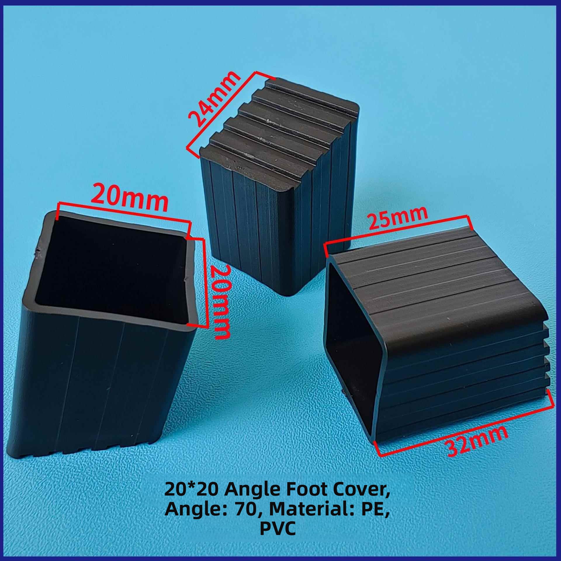 プラスチック製テーブルチェア斜めチューブフットパッドゴムカバ - Furniture Foot Pad のレビューと価格