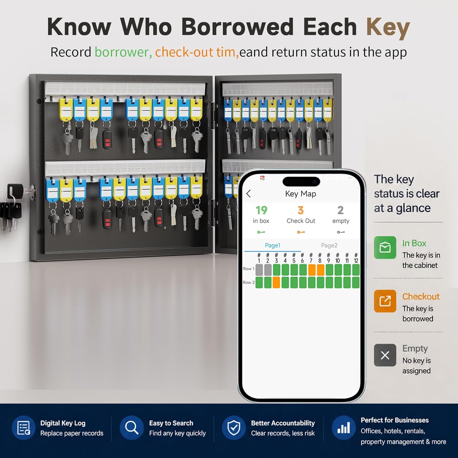 Wehere-壁に取り付けられた鍵の金庫,機械式パスワードロ - Cabinet Lock Key のレビューと価格