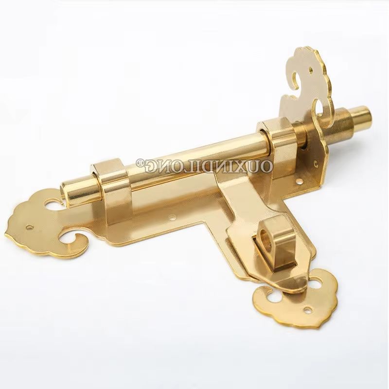 クラシックレトロ1ピース真鍮製アンティークドアボルトスライド - Barrel Bolt Slide のレビューと価格