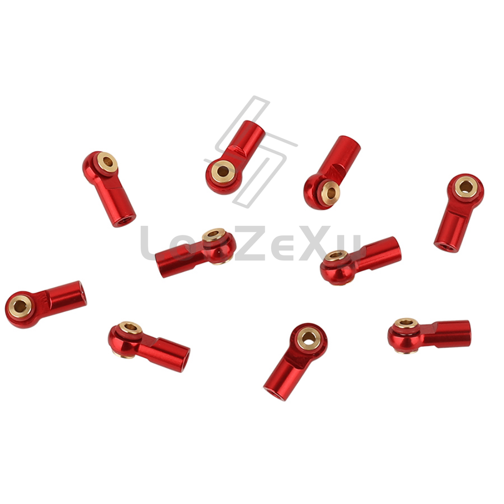 RCカー用ロッドエンド付きアルミニウム合金ヘッドリンクボール - Joint Connector Bracket のレビューと価格