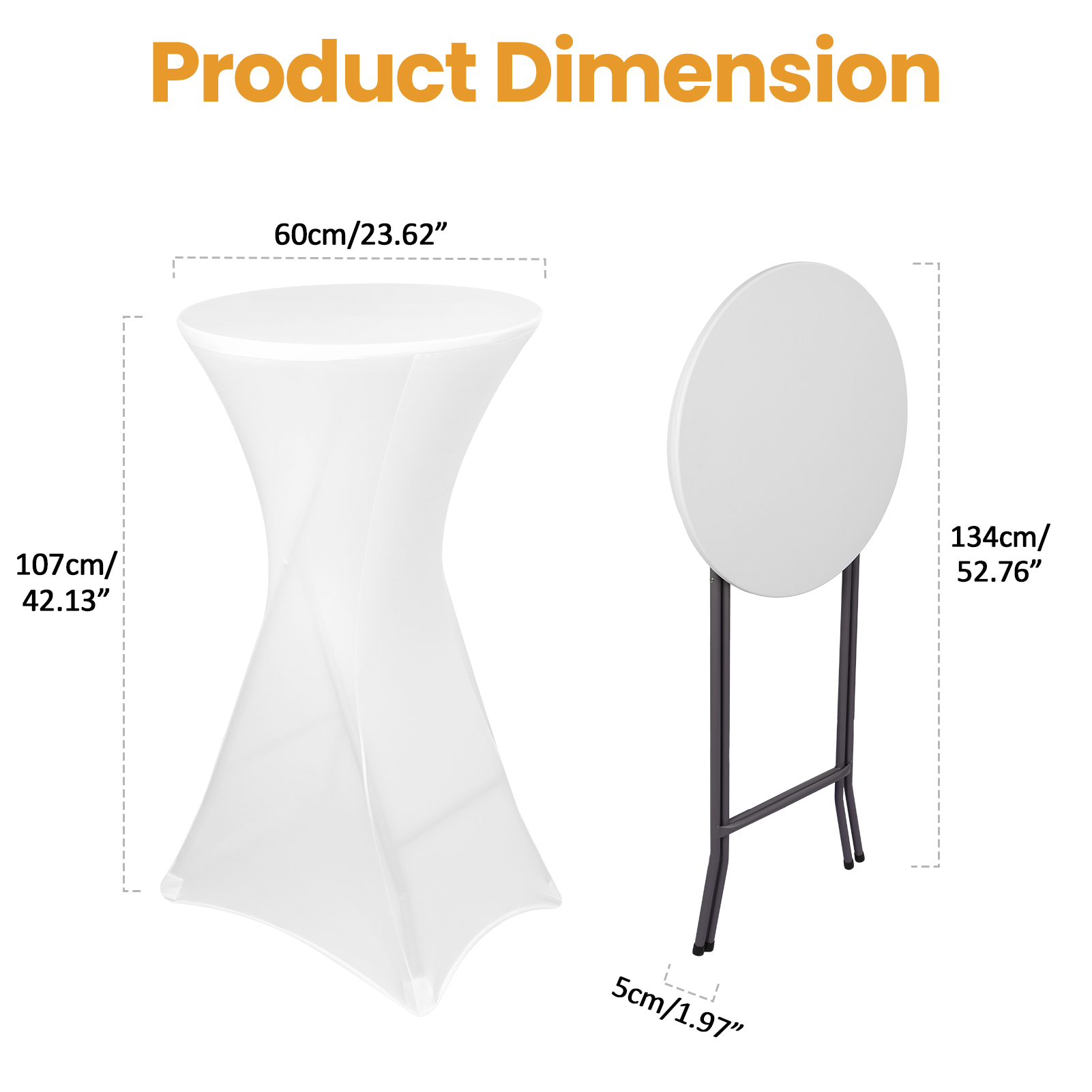 2セット 24インチ アウトドアハイトップカクテルテーブル、 - Furniture Leg Set のレビューと価格
