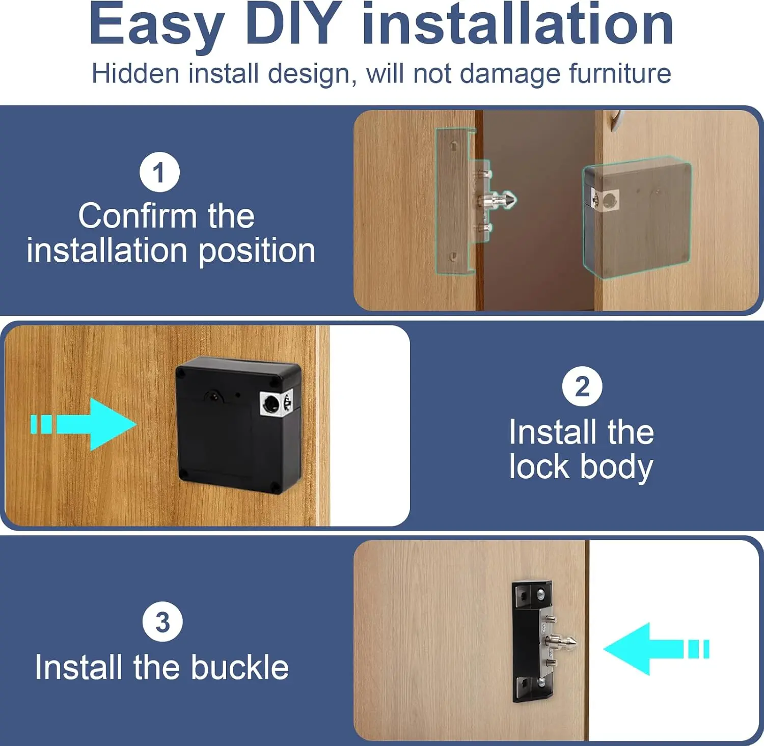 携帯電話NFCスマートロッカー電子錠RFID13.56mhz - Furniture Hardware Brackets のレビューと価格