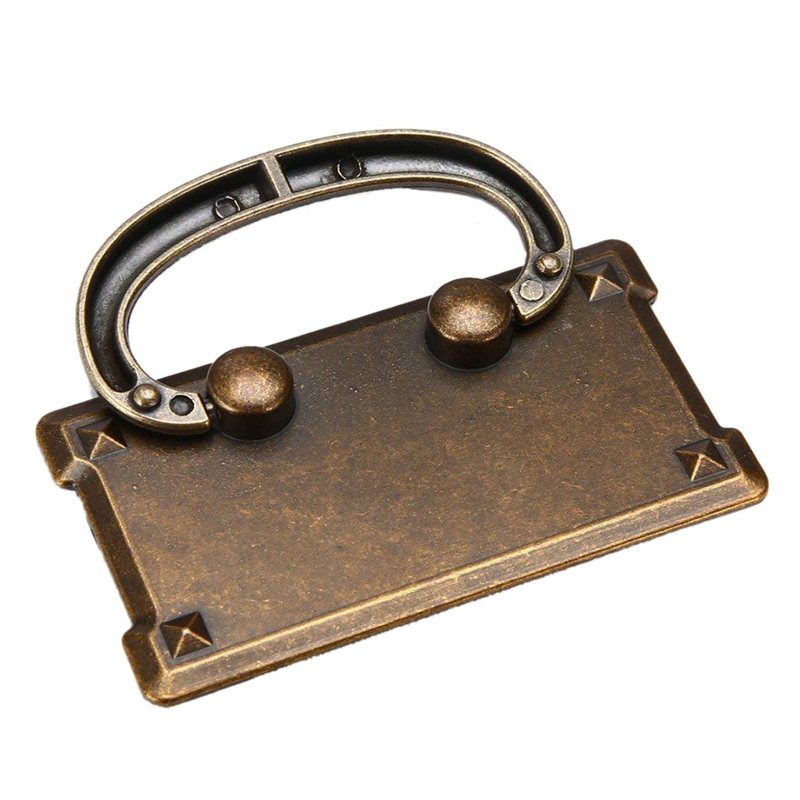 4ピースヴィンテージアンティークブロンズ引き出しリングプルハ - Furniture Hardware Brackets のレビューと価格