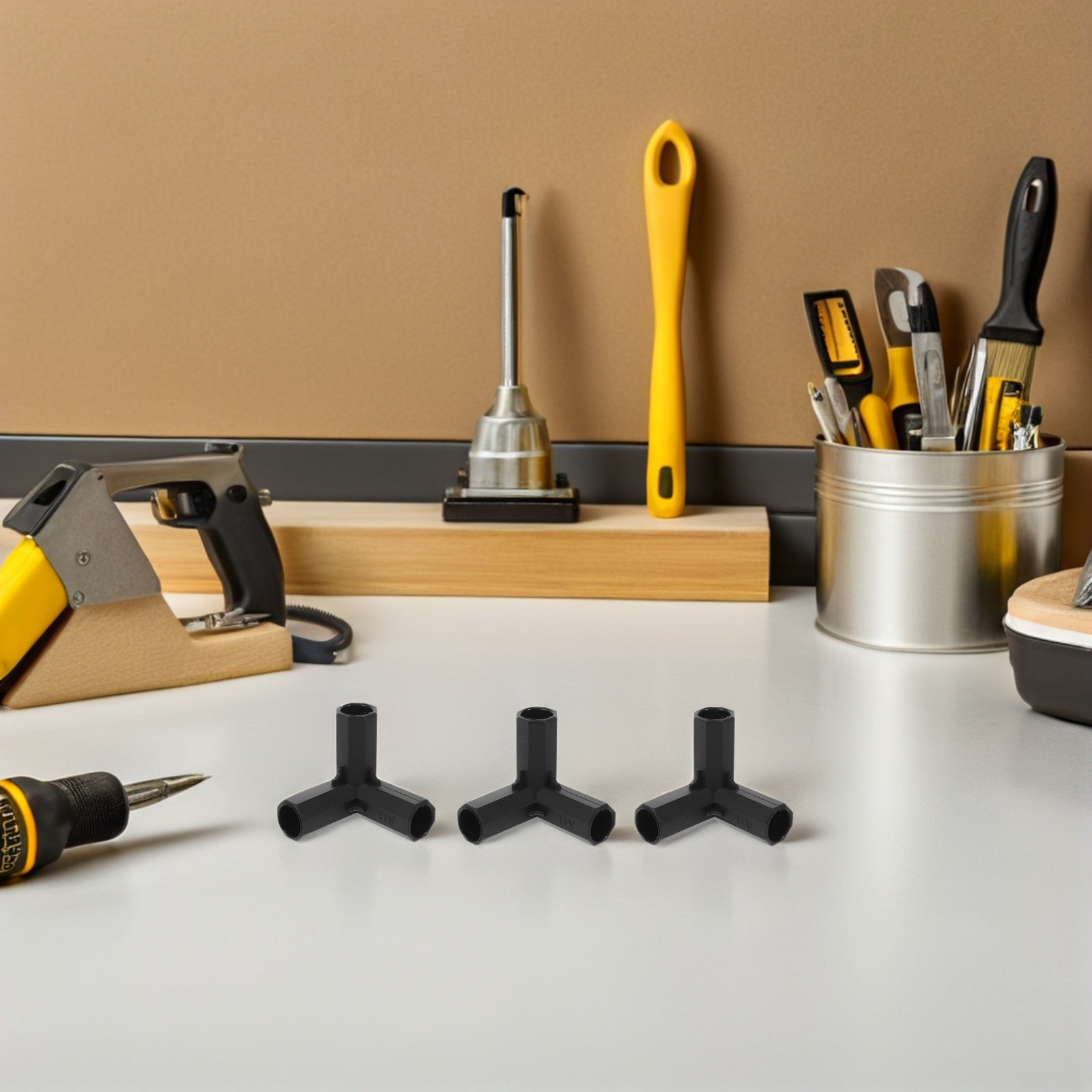 温室フレームコネクター24個、3方向プラスチックパイプジョイ - Joint Connector Bracket のレビューと価格