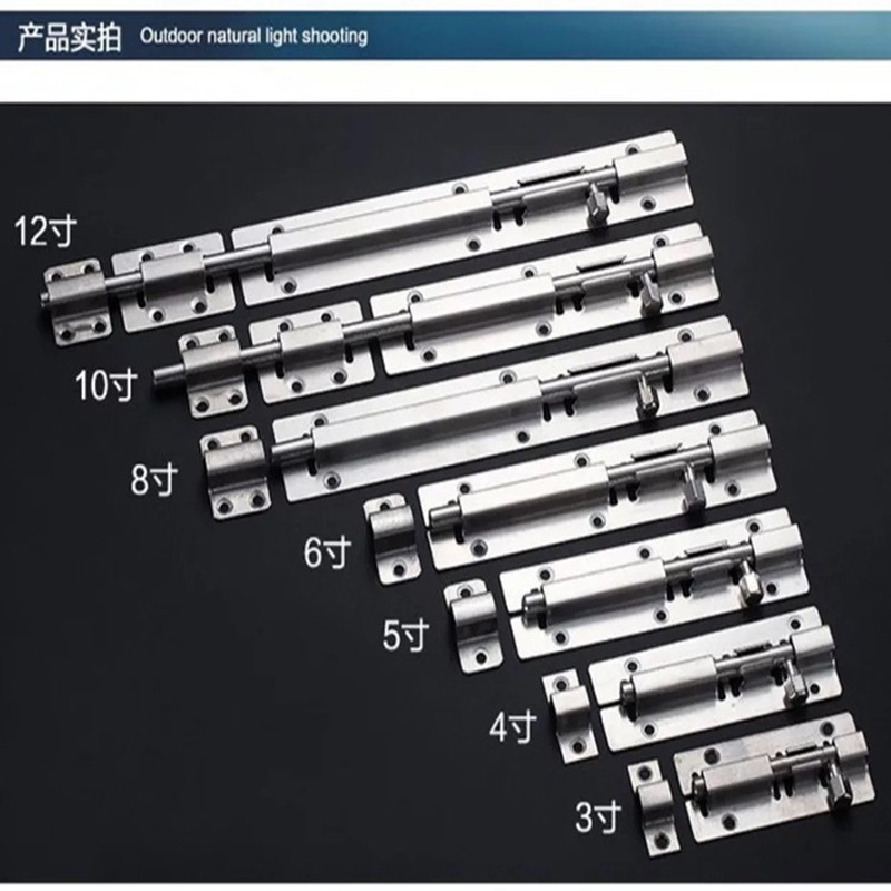 1 ピース 3/4/5 インチロングシルバーステンレス鋼ドア - Barrel Bolt Slide のレビューと価格