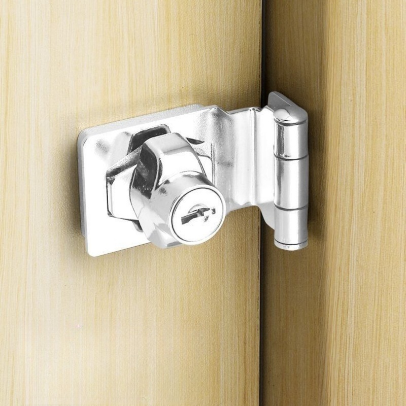 1/2 セットのノブスタイル家具安全ロック、キャビネット、引 - Cabinet Lock Key のレビューと価格