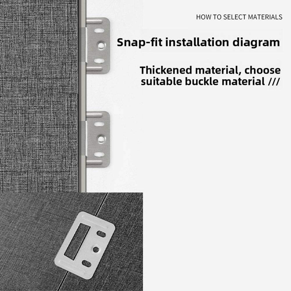 100 個のステンレス鋼壁パネル取り付けクリップ高耐久ファス - Furniture And Hardware Supplies のレビューと価格