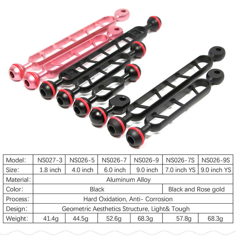 Nitescuba ダイビングアルミボールアダプター Ys  - Joint Connector Bracket のレビューと価格
