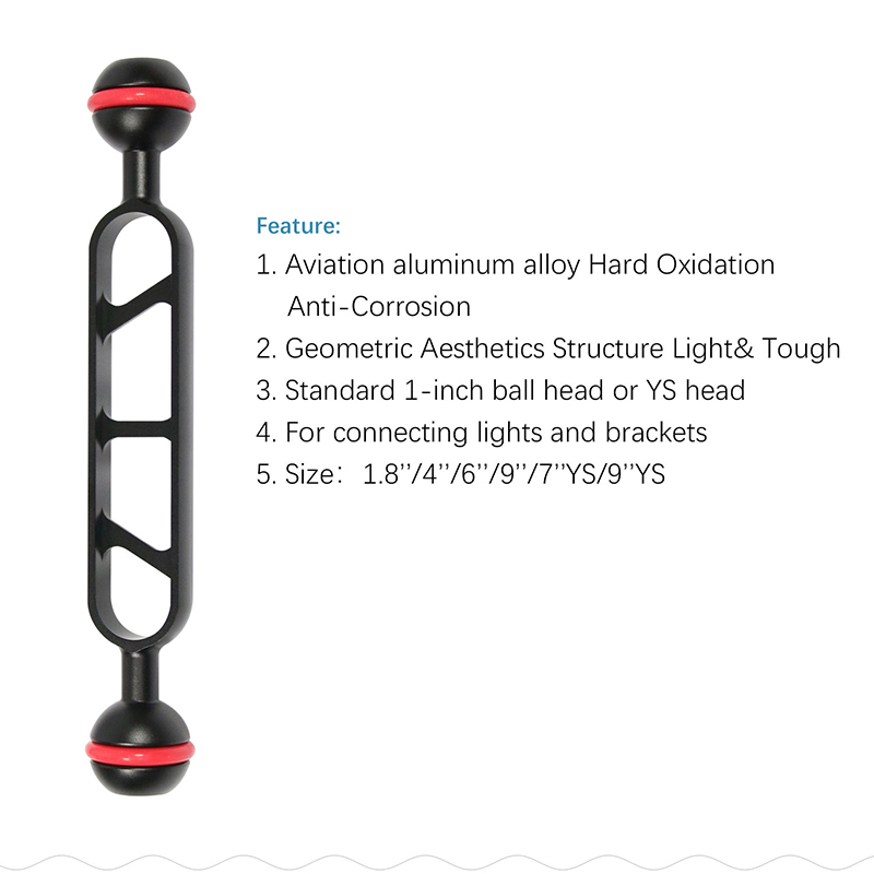 Nitescuba ダイビングアルミボールアダプター Ys  - Joint Connector Bracket のレビューと価格