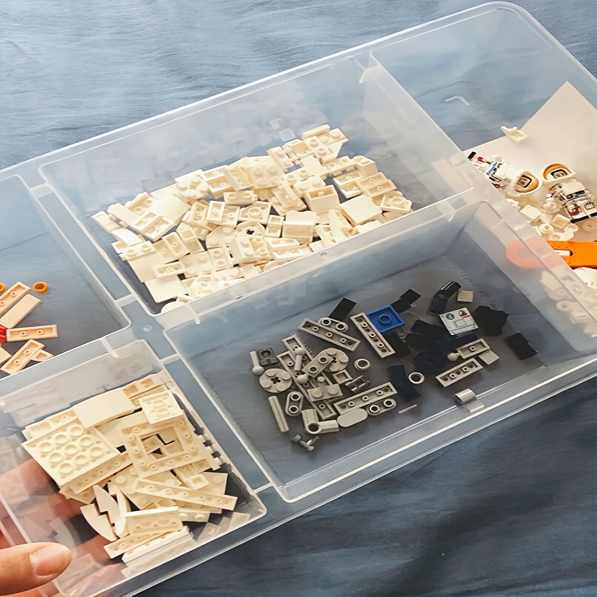 2個入り分割収納ボックス、画材、レゴブロック用のマルチグリッ - Drawer Organizer Peg のレビューと価格