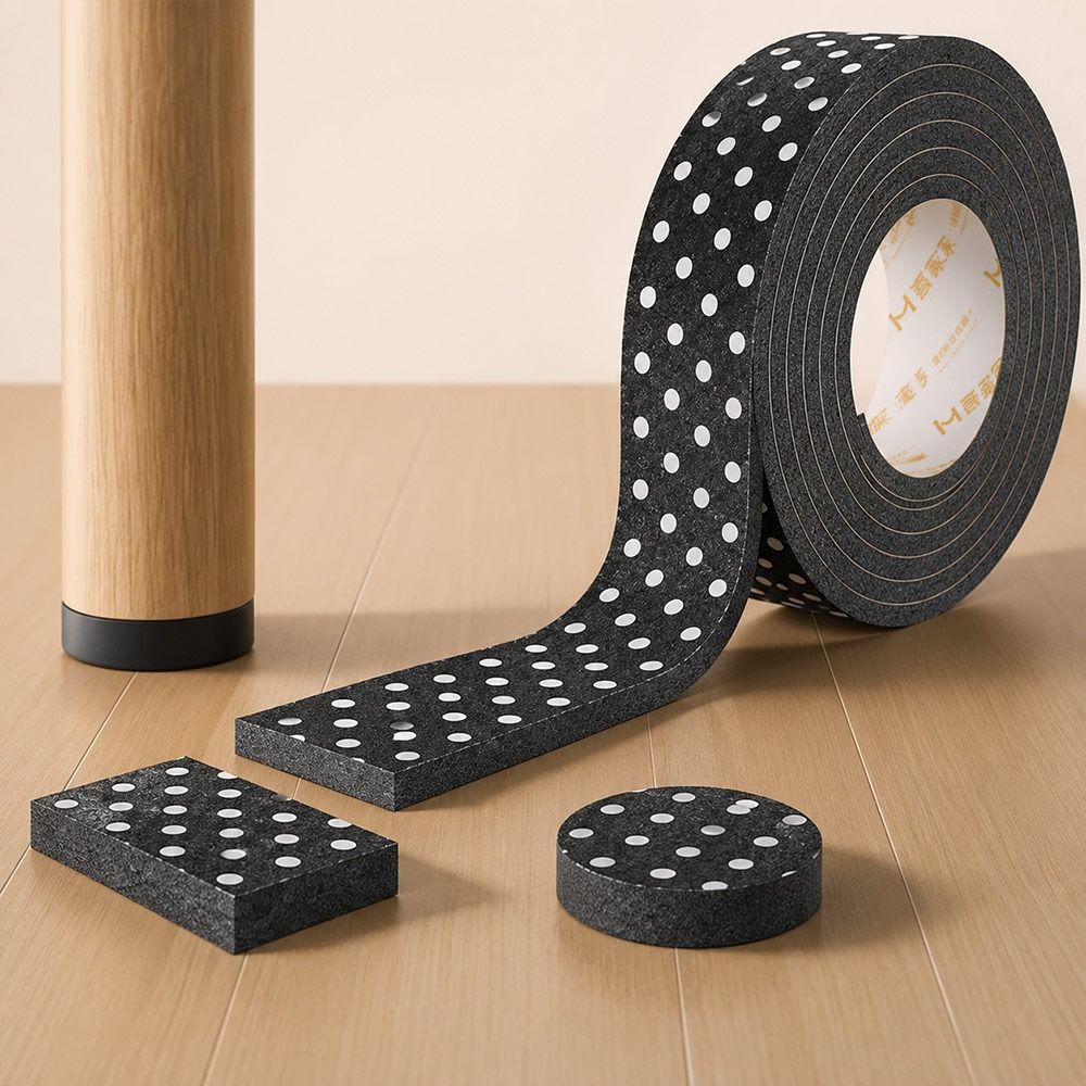 自己粘着椅子足パッド滑り止め耐摩耗性家具パッド騒音軽減カット - Furniture Foot Pad のレビューと価格