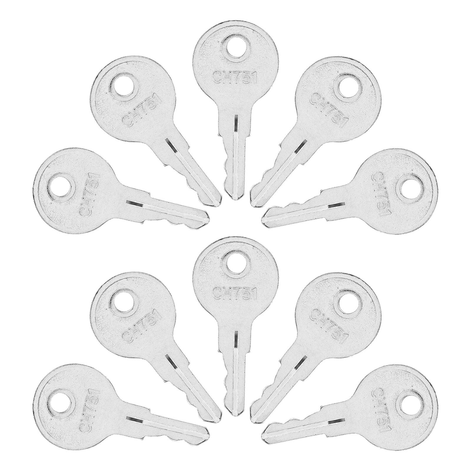 10 個ユニバーサル Rv キーヘビーデューティ交換用キャン - Cabinet Lock Key のレビューと価格