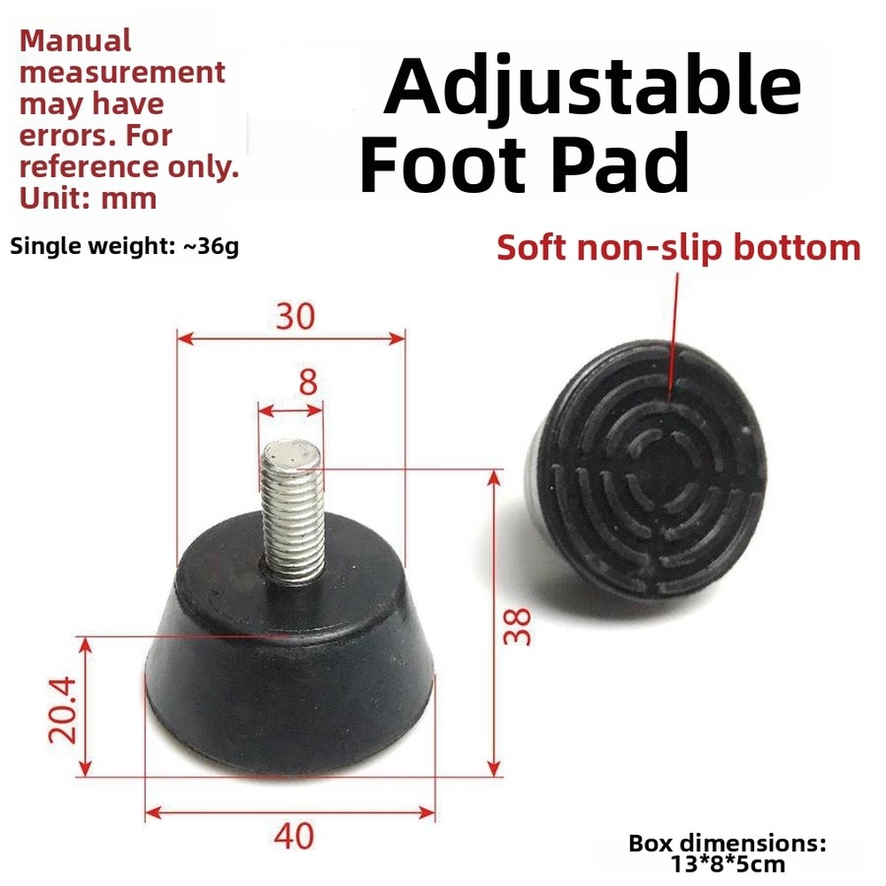 凹凸のある床用調整可能なフットパッド、滑り止めフットパッド、 - Furniture Foot Pad のレビューと価格