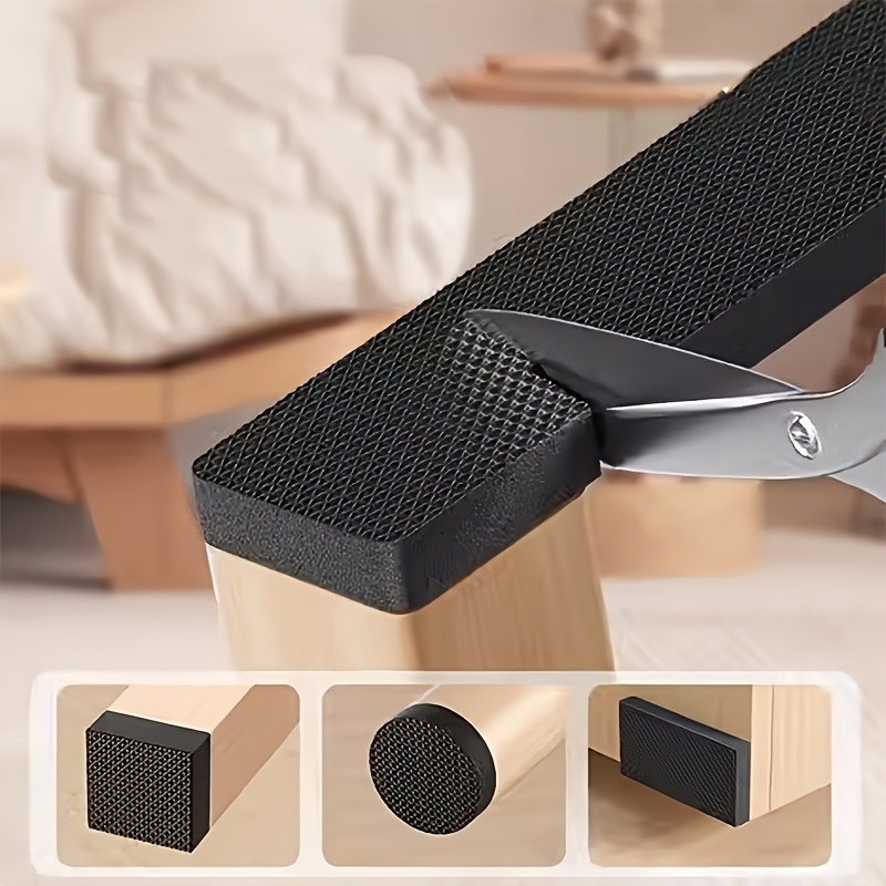 黒い椅子用フットパッド 1 ロール - 厚い滑り止めノイズ低 - Furniture Foot Pad のレビューと価格