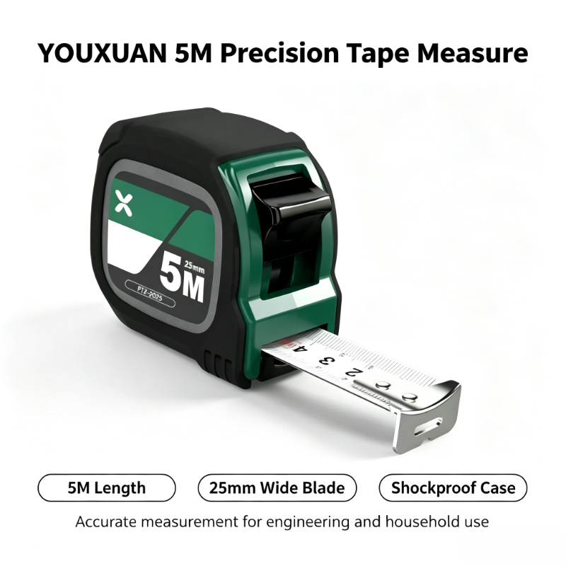 YOUXUAN 5M テープメジャー 幅25mm 高精度 耐 - Stanley Tape 25Ft のレビューと価格