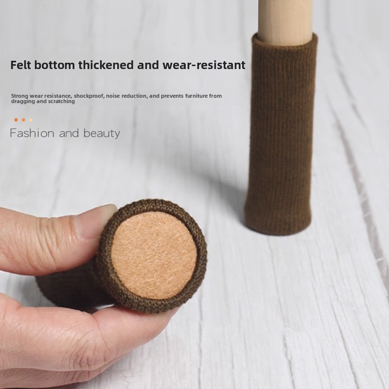 16個の厚手のフェルト製椅子脚キャップ、耐摩耗性テーブル＆椅 - Furniture Hardware Brackets のレビューと価格