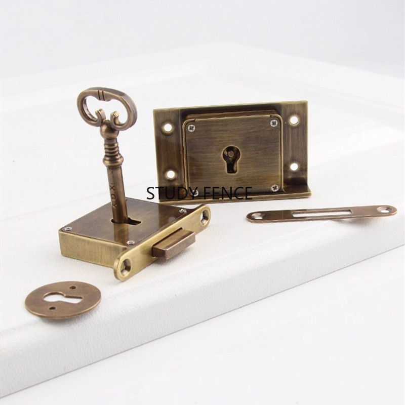 1PC アンティーク金属引き出しロックワインキャビネットドア - Cabinet Lock Key のレビューと価格