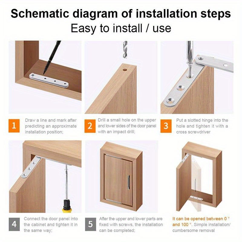 5 個のステンレス鋼コネクタドアヒンジキッチンキャビネット家 - Furniture And Hardware Supplies のレビューと価格