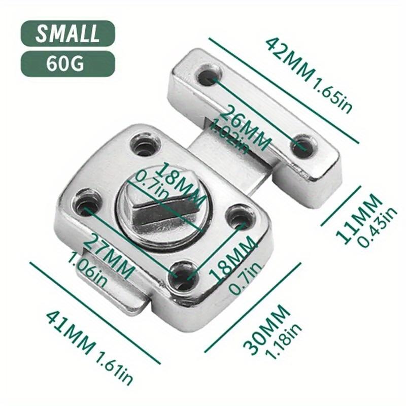1pc ホームセキュリティラッチ回転ボルトラッチゲートドアス - Barrel Bolt Slide のレビューと価格