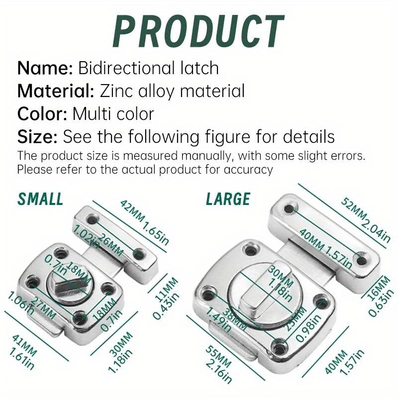 1pc ホームセキュリティラッチ回転ボルトラッチゲートドアス - Barrel Bolt Slide のレビューと価格