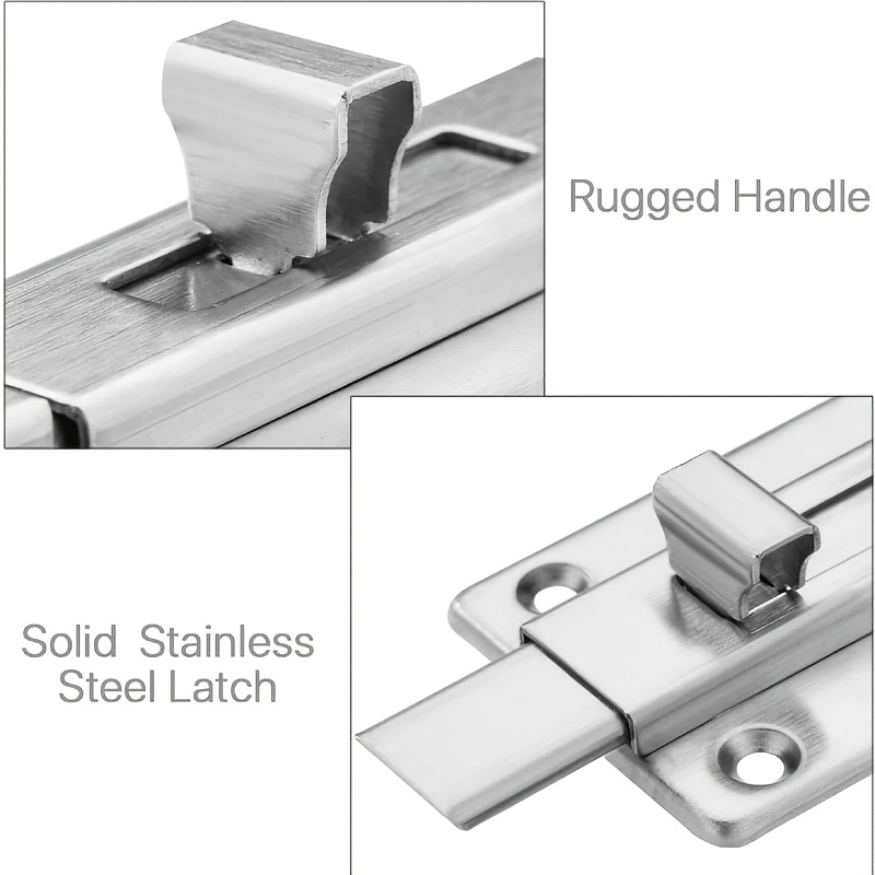 2インチ/3インチ/4インチステンレス鋼製ドアボルト、頑丈な - Barrel Bolt Slide のレビューと価格